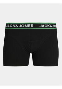 Jack & Jones - Jack&Jones Komplet 3 par bokserek Flowers 12250612 Czarny. Kolor: czarny. Materiał: bawełna #7