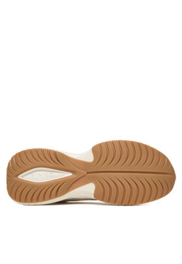 Pinko - PINKO Sneakersy Ariel 19 SS0097 P140 Beżowy. Kolor: beżowy. Materiał: skóra