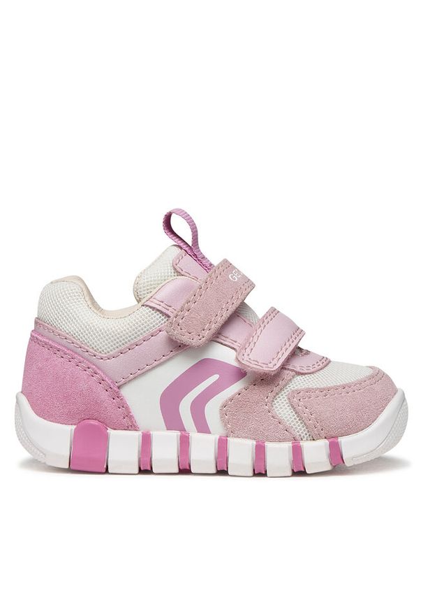 Sneakersy Geox. Kolor: różowy