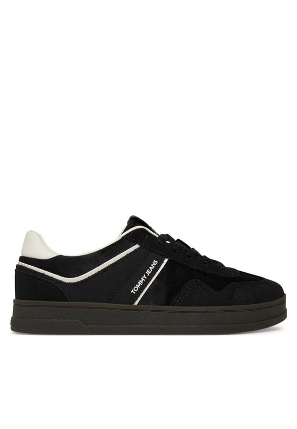Tommy Jeans Sneakersy The Greenwich EN0EN02863 Czarny. Kolor: czarny. Materiał: zamsz, skóra