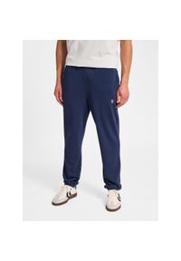 Spodnie do biegania Hummel Pulse. Kolor: wielokolorowy, niebieski, zielony. Materiał: dresówka. Sport: fitness #1