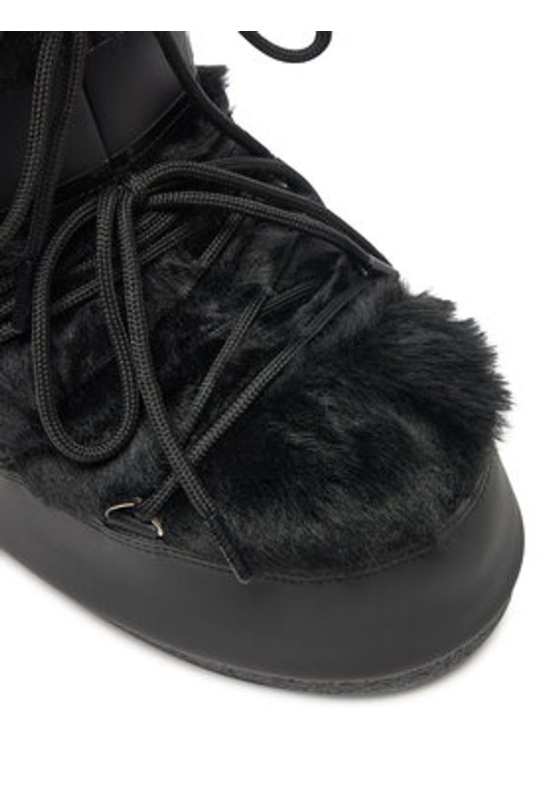 Moon Boot Śniegowce 80D1409390 Czarny. Kolor: czarny. Materiał: skóra