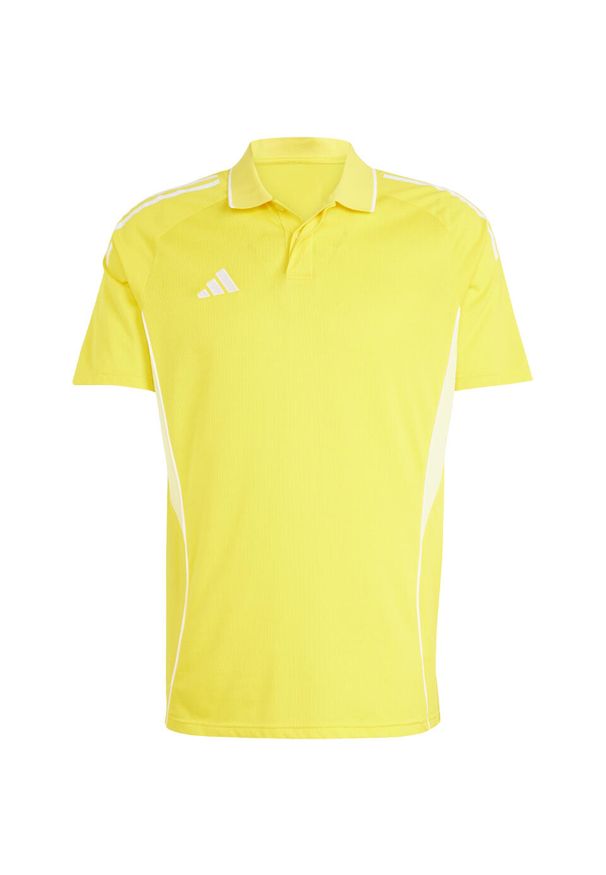 Adidas - Koszulka męska adidas Tiro 25 Competition Polo. Typ kołnierza: polo. Kolor: żółty, biały, wielokolorowy. Styl: sportowy
