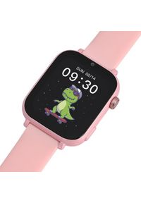 GARETT - Smartwatch Garett Kids N!ce Pro 4G różowy. Rodzaj zegarka: smartwatch. Kolor: różowy. Styl: retro, młodzieżowy #6