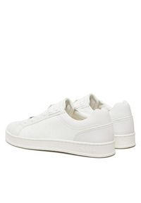 Calvin Klein Sneakersy Low Top Lace Up Nb Mono HM0HM01768 Biały. Kolor: biały. Materiał: skóra