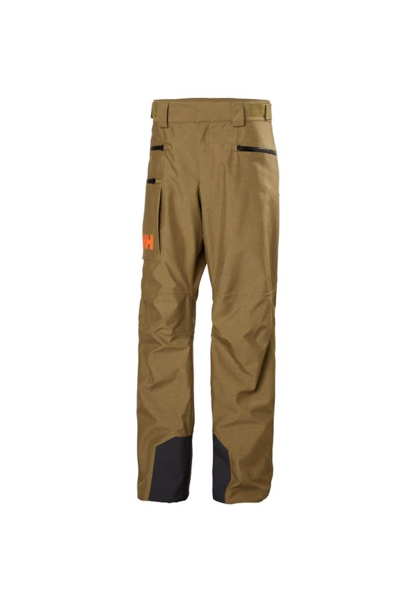 Spodnie narciarskie Helly Hansen Garibaldi 2.0. Kolor: beżowy, wielokolorowy, brązowy. Sezon: zima. Sport: narciarstwo