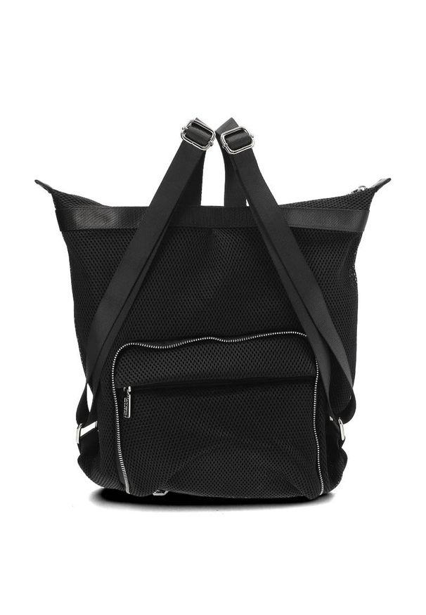 Big Star Accessories - Czarna Torebka Big Star Plecak Damski. Kolor: czarny. Styl: casual, elegancki, sportowy