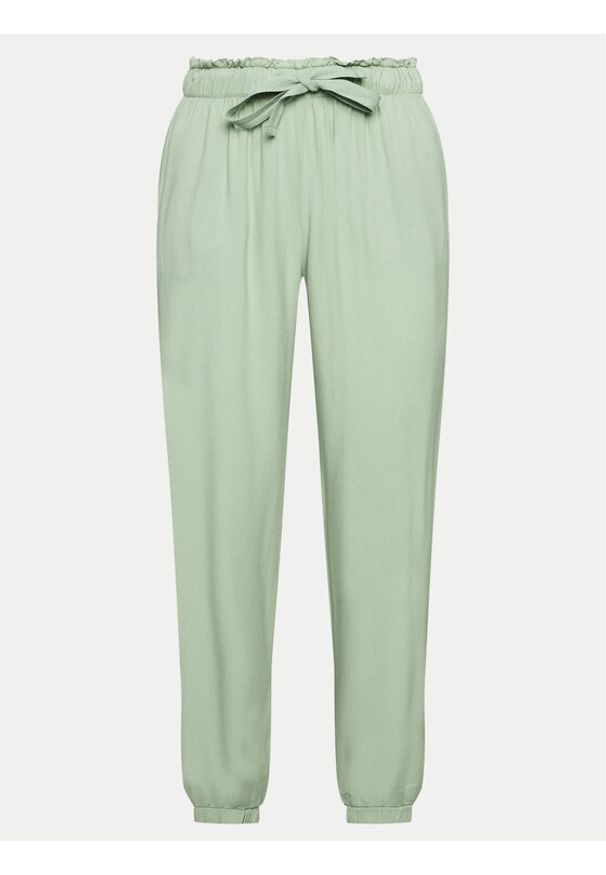 Deha Spodnie dresowe A00636 Zielony Regular Fit. Kolor: zielony. Materiał: wiskoza