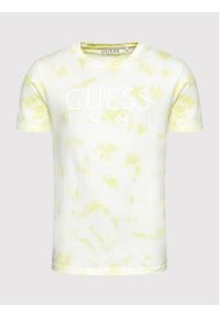 Guess T-Shirt M1RI62 K8FQ0 Żółty Slim Fit. Kolor: żółty. Materiał: bawełna #3