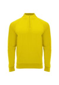 ROLY - Dziecięca/niemowlęca Bluza Z Długim Rękawem Epiro Quarter Zip. Kolor: żółty. Długość rękawa: długi rękaw. Długość: długie