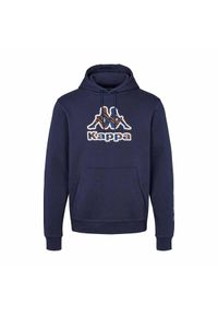 Bluza z kapturem Kappa Fetro Swt. Typ kołnierza: kaptur. Kolor: niebieski. Sport: fitness