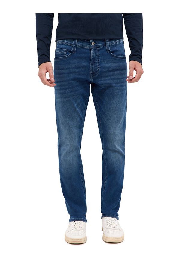 Męskie Spodnie Jeansowe Mustang Style Oregon Slim K Denim Blue 1016321 5000 403