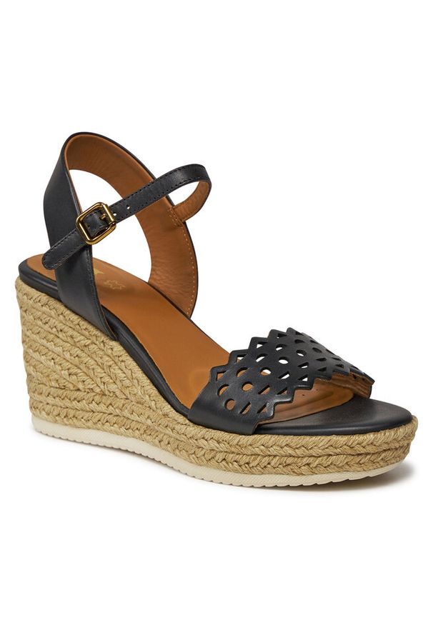 Espadryle Geox. Kolor: czarny