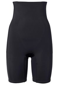 bonprix - Spodnie modelujące, silny stopień modelowania sylwetki. Kolor: czarny. Materiał: skóra, materiał #1