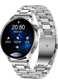Smartwatch Rubicon Smartwatch damski z funkcją rozmowy Rubicon SMARUB129 ze srebrną bransoletką RNCE81. Rodzaj zegarka: smartwatch. Kolor: srebrny