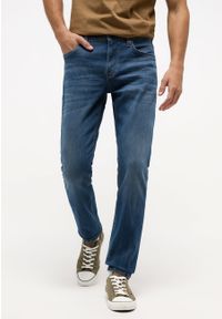 Mustang - Męskie Spodnie Jeansowe MUSTANG Vegas Slim Denim Blue 1014590 5000 583