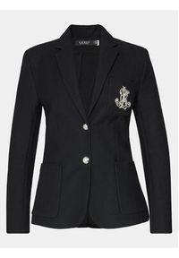 Lauren Ralph Lauren Marynarka 200797305 Czarny Regular Fit. Kolor: czarny. Materiał: bawełna #5
