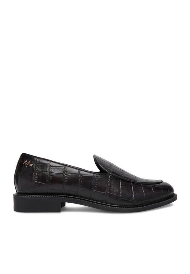 MEXX Loafersy EO-WI44-ANTLER-01 Brązowy ciemny. Kolor: brązowy. Materiał: skóra