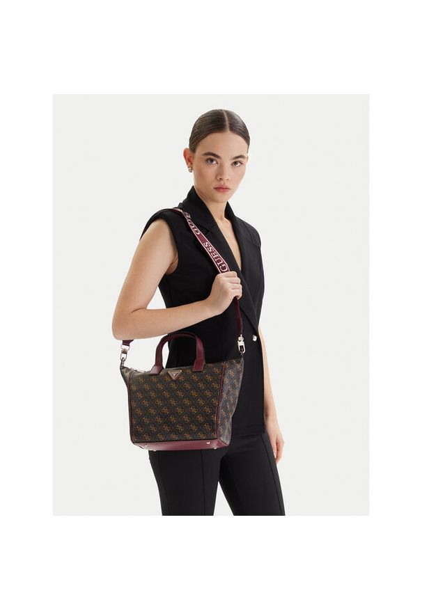 Torebka Guess. Kolor: brązowy