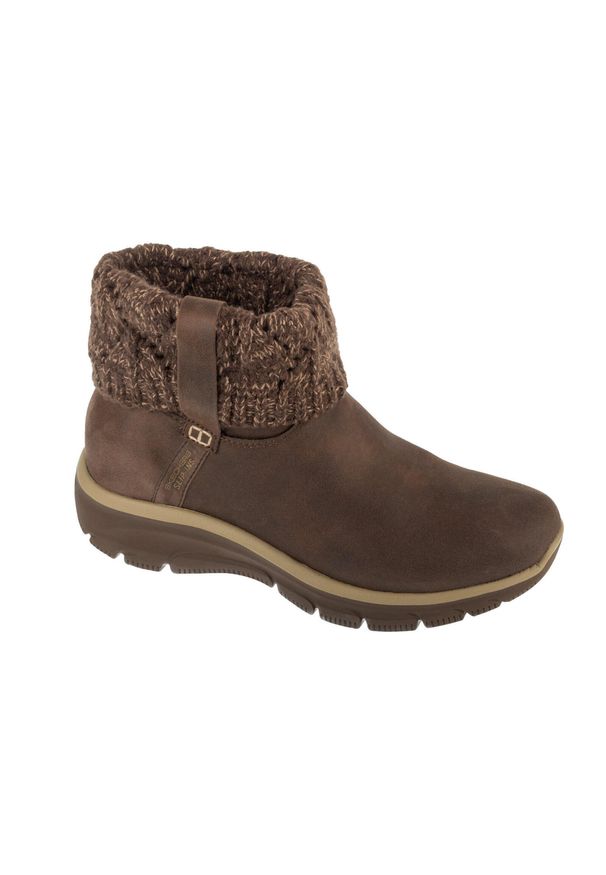 skechers - Buty zimowe damskie, Easy Going - Cozy Weather 2. Kolor: brązowy. Sezon: zima