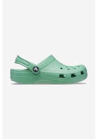 Crocs klapki Classic Clog kolor zielony 206991 JADE STONE. Nosek buta: okrągły. Kolor: zielony. Materiał: materiał #1