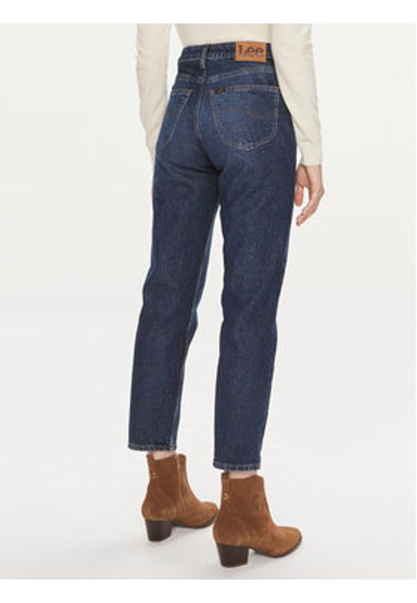 Lee Jeansy Carol 112346311 Granatowy Straight Fit. Kolor: niebieski