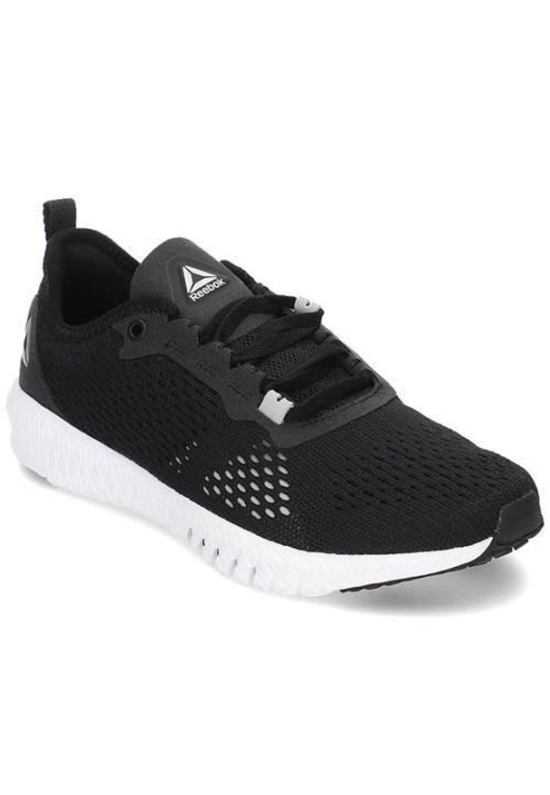 Buty do chodzenia damskie Reebok Flexagon. Zapięcie: sznurówki. Kolor: czarny. Materiał: guma, materiał, tkanina, syntetyk. Szerokość cholewki: normalna. Sport: turystyka piesza