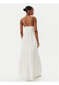 Maaji Sukienka letnia Isadora PT2123CLD008 Biały Regular Fit. Kolor: biały. Materiał: len. Sezon: lato #5
