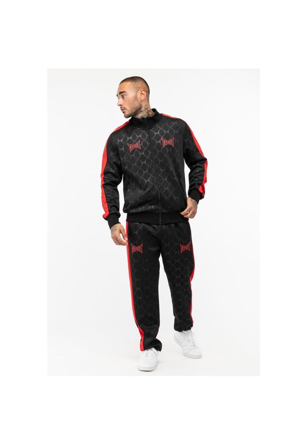 TAPOUT - Dres o regularnym kroju Tapout Punkass. Kolor: czerwony, wielokolorowy, czarny. Materiał: dresówka. Wzór: aplikacja. Sport: fitness