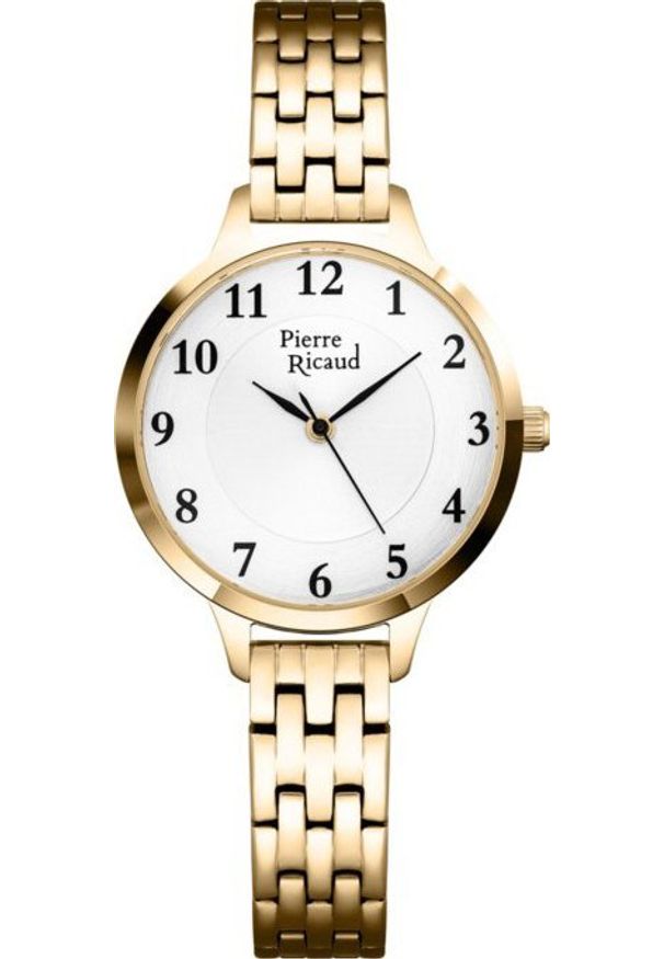 Zegarek damski Pierre Ricaud P22090.1123Q złoty. Kolor: złoty
