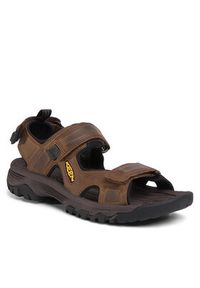 keen - Keen Sandały Targhee III Open Toe Sandal 1022423 Brązowy. Nosek buta: otwarty. Kolor: brązowy. Materiał: nubuk, skóra #5