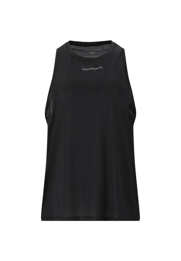 ENDURANCE - Damski tank top Endurance Atalanta. Kolor: czarny. Sport: fitness