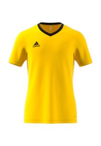 Adidas - Koszulka piłkarska męska adidas Entrada 22 Jersey. Kolor: czarny, wielokolorowy, żółty. Materiał: jersey. Sport: piłka nożna #2