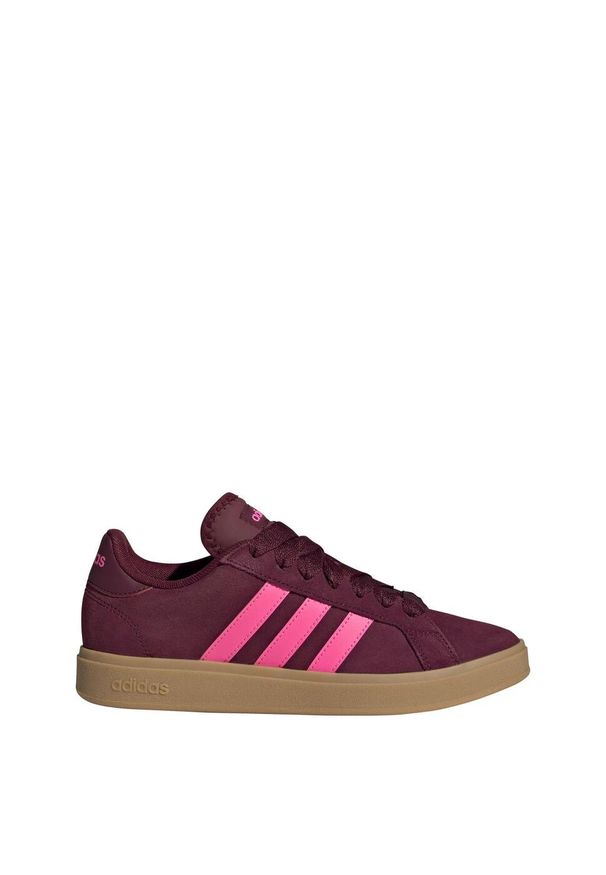 Adidas - Buty Grand Court Base 00s. Kolor: wielokolorowy, czerwony, różowy, brązowy. Materiał: materiał. Sport: turystyka piesza