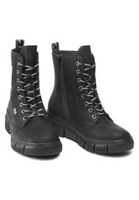 Rieker Trzewiki X3410-00 Czarny. Kolor: czarny. Materiał: skóra #6