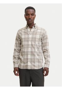 Jack & Jones Koszula Blubrook 12282354 Beżowy Regular Fit. Kolor: beżowy. Materiał: bawełna #1