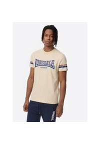 Koszulka Lonsdale Creich. Kolor: niebieski, beżowy, wielokolorowy #1