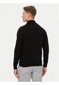 Aeronautica Militare Sweter 262MA1670UL00506 Czarny Regular Fit. Kolor: czarny. Materiał: bawełna #3