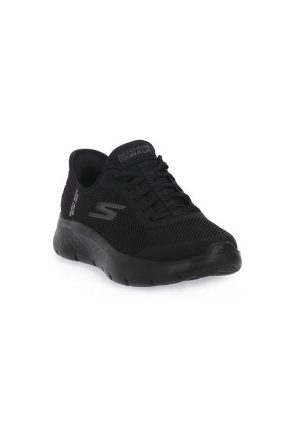 skechers - Buty do chodzenia damskie Skechers 124836BBK. Kolor: czarny. Materiał: materiał, syntetyk. Szerokość cholewki: normalna