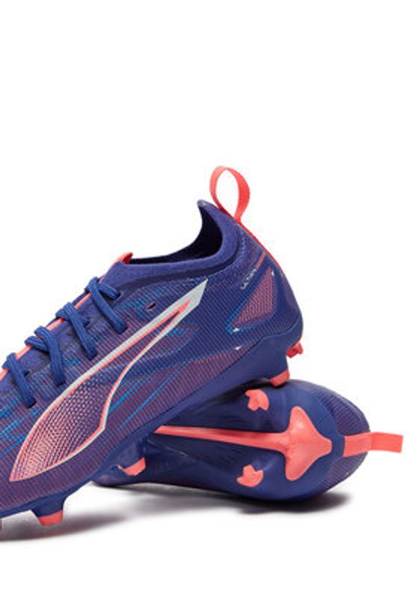 Puma Buty do piłki nożnej Ultra 5 Pro Fg/Ag 107693 01 Niebieski. Kolor: niebieski. Materiał: skóra