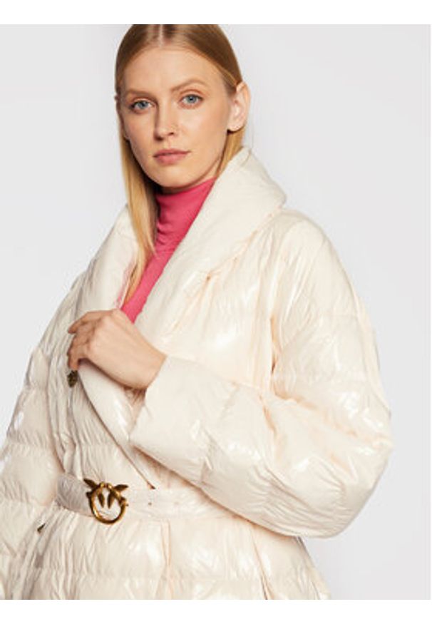 Pinko - PINKO Kurtka zimowa Izar 1G18CX A00N Różowy Regular Fit. Kolor: różowy. Materiał: syntetyk. Sezon: zima