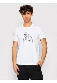 The North Face T-Shirt Kk Ah Tee Biały Regular Fit. Kolor: biały. Materiał: syntetyk, bawełna