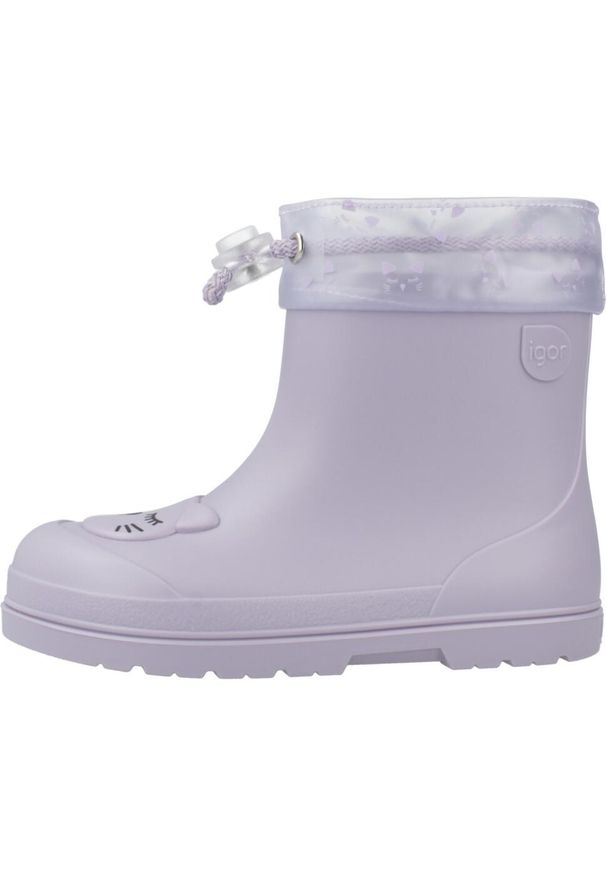 Igor - Buty IGOR MINDI GATO Fioletowy. Kolor: fioletowy. Materiał: syntetyk, tkanina. Styl: sportowy. Sport: turystyka piesza