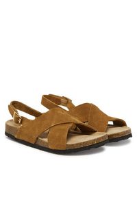 ONLY Shoes Sandały Onlava 15342054 Brązowy. Kolor: brązowy. Materiał: skóra, zamsz #5