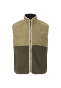 Kurtka bez rękawów Whistler Teddy. Kolor: zielony. Materiał: polar. Długość rękawa: bez rękawów. Sport: turystyka piesza #1