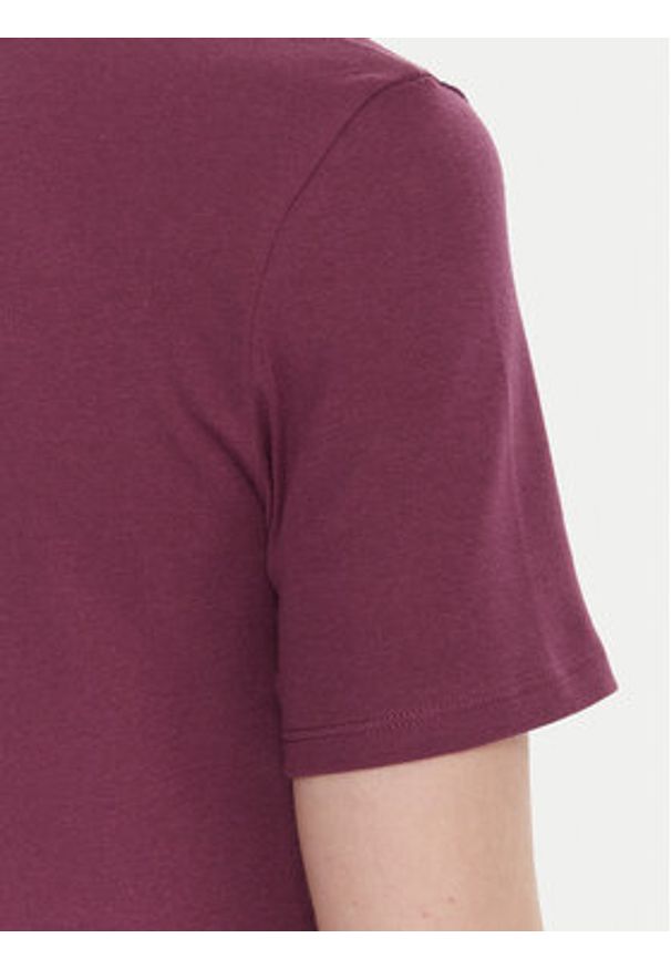 United Colors of Benetton - United Colors Of Benetton T-Shirt 3GA2E16A0 Fioletowy Regular Fit. Kolor: fioletowy. Materiał: bawełna