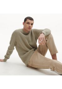 Reserved - Strukturalny sweter - Jasny szary. Kolor: szary