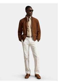 Polo Ralph Lauren Koszula 710P03967502 Beżowy jasny Slim Fit. Typ kołnierza: polo. Kolor: beżowy. Materiał: bawełna #4