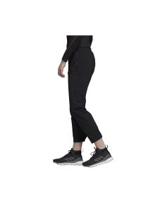 Adidas - Spodnie damskie trekkingowe adidas Terrex DZ0783. Materiał: materiał, elastan, nylon, skóra, tkanina. Wzór: ze splotem. Sport: turystyka piesza, wspinaczka #4