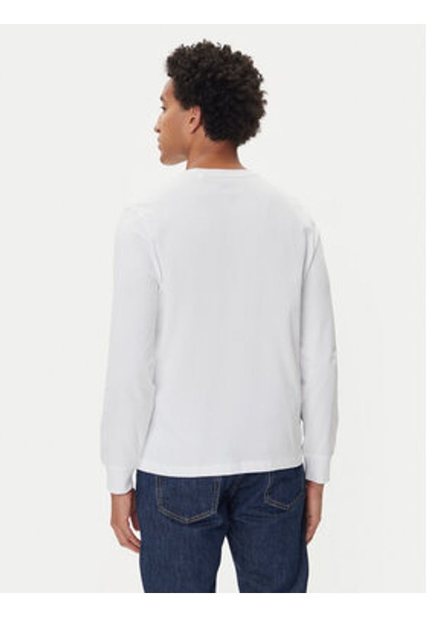 Guess Jeans Longsleeve M5BI77 K8FQ4 Biały Regular Fit. Kolor: biały. Materiał: bawełna. Długość rękawa: długi rękaw